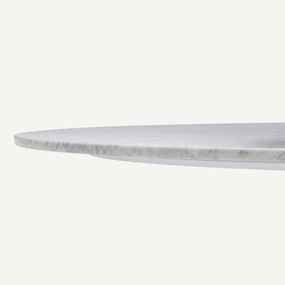 Plateau de table, en marbre, diamètre 120 cm, TIRONDO marbre blanc, AM.PM