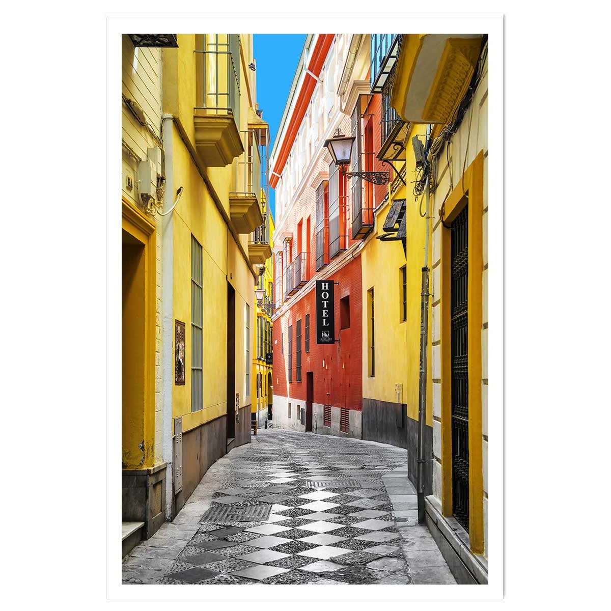 Affiche spain street affiche seule, HEXOA
