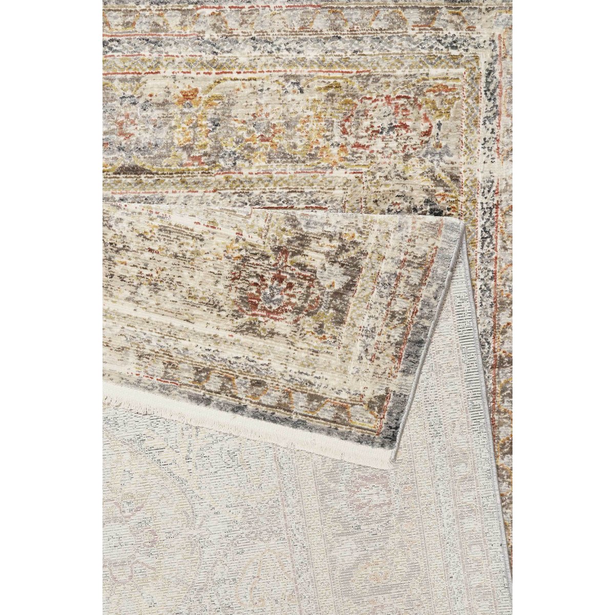 Tapis oriental vintage avec franges ,  SOHO FASHION beige, WECON HOME