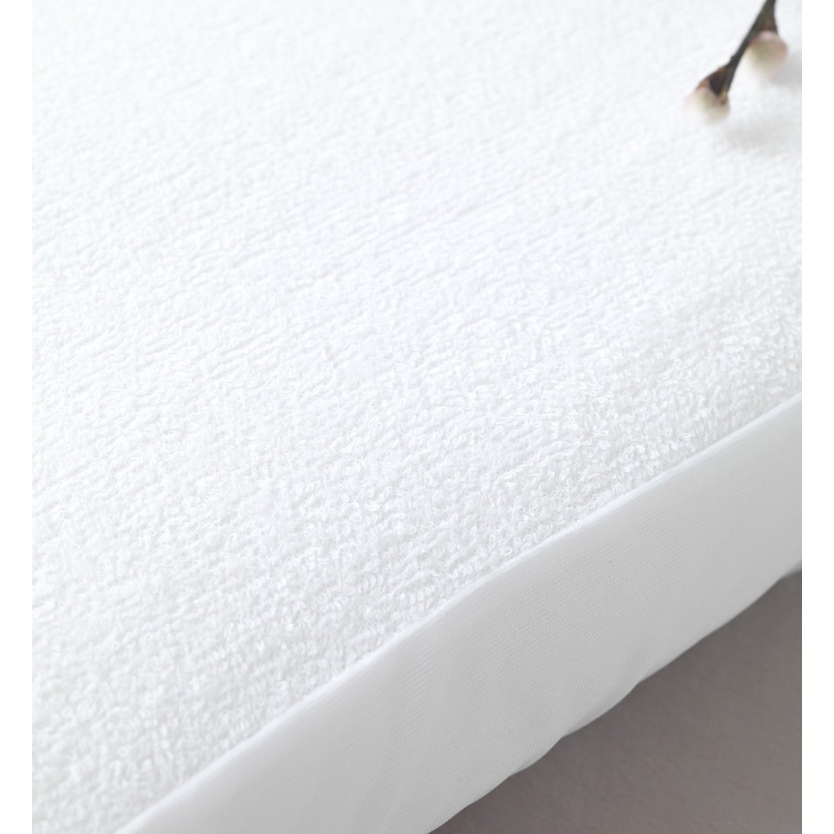 Alèse Landau Imperméable BOUCLETTE COTON BIO blanc, KADOLIS
