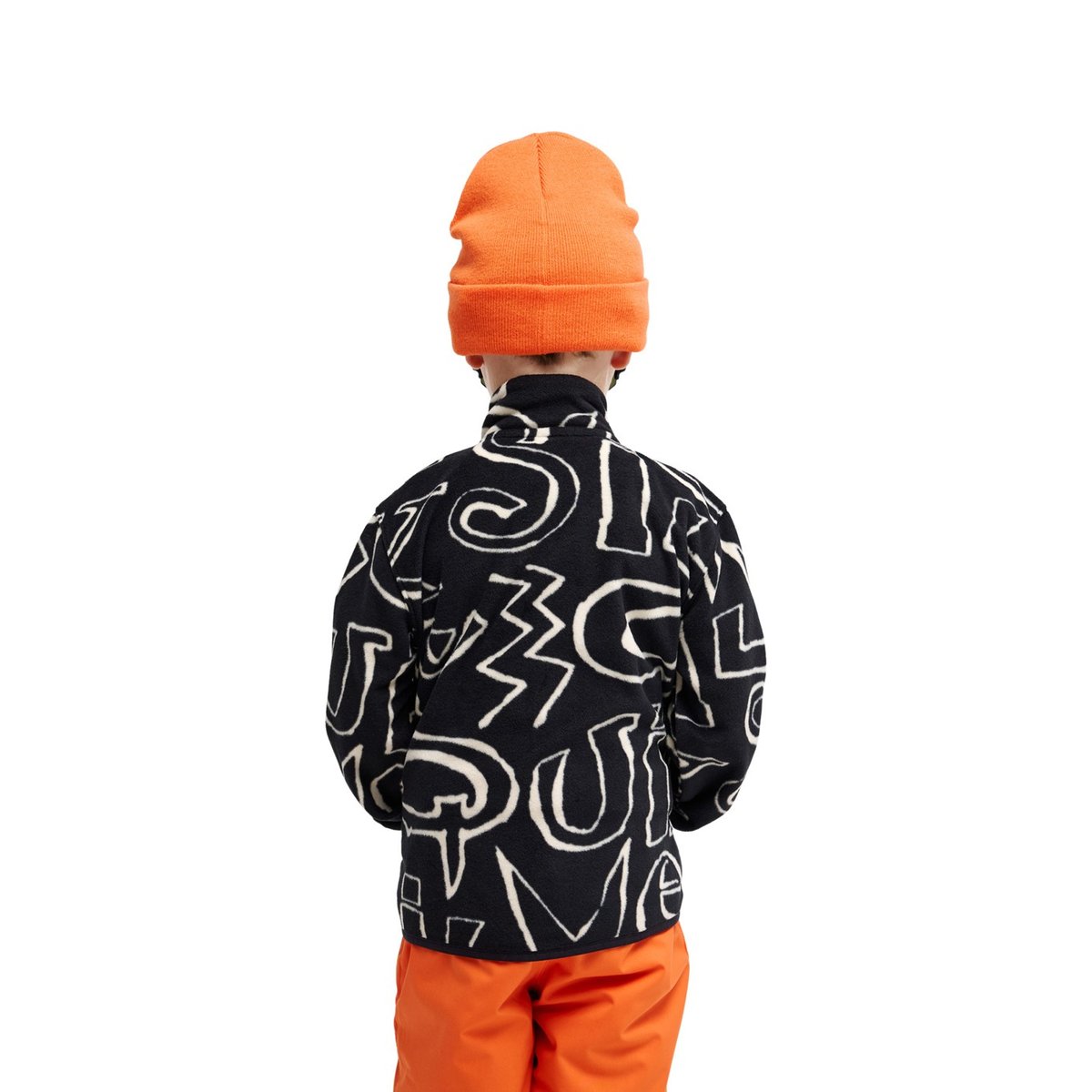 Polaire zippée intégrale NO DESTINATION noir black kids spiral, QUIKSILVER
