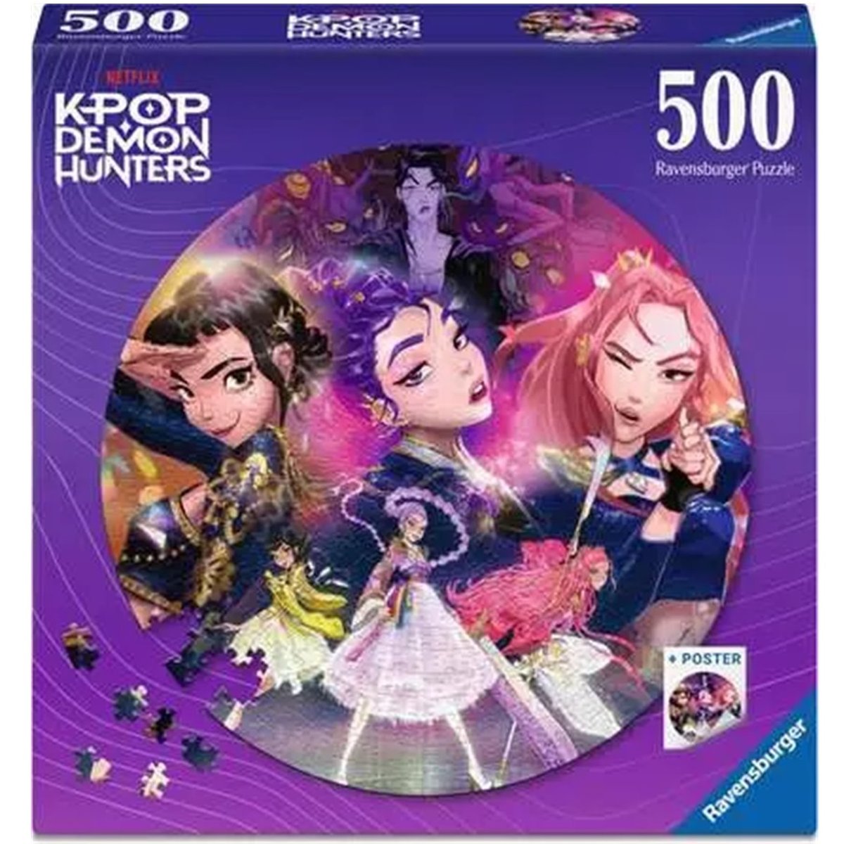 Puzzle Pour les fans KPop 500 pcs violet, RAVENSBURGER