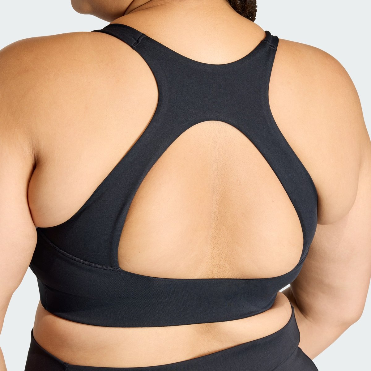 Brassière 3 Bandes Optime Workout Maintien Moyen (Grandes Tailles) Brassière 3 Bandes Optime Workout Maintien Moyen (Grandes Tailles) black, adidas Performance