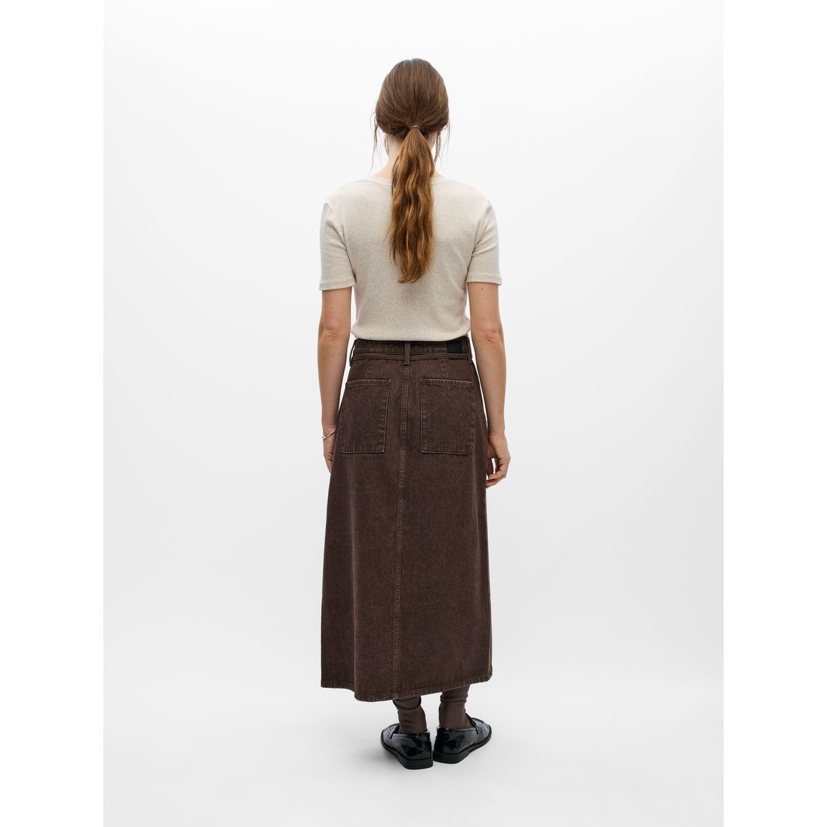 Jupe Mi-Longue marron - seal brown1, OBJECT