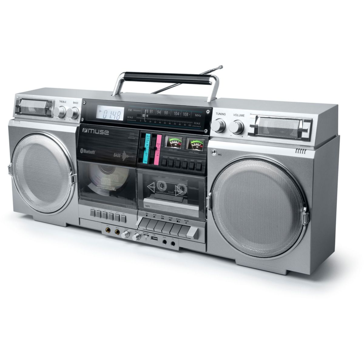 Radio CD M-380 GBS gris, MUSE