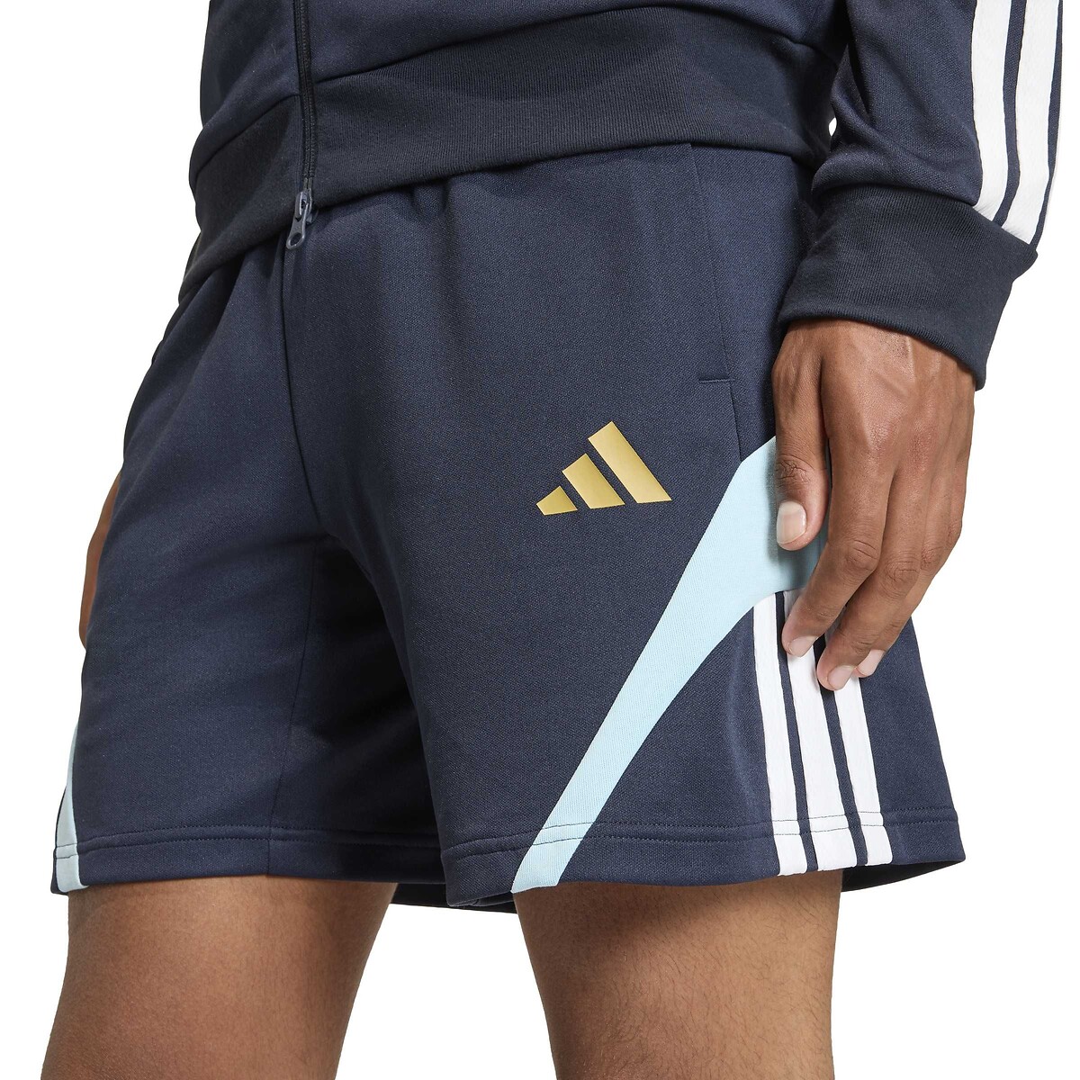 Short HOUSE OF TIRO bleu nuit, ADIDAS SPORTSWEAR