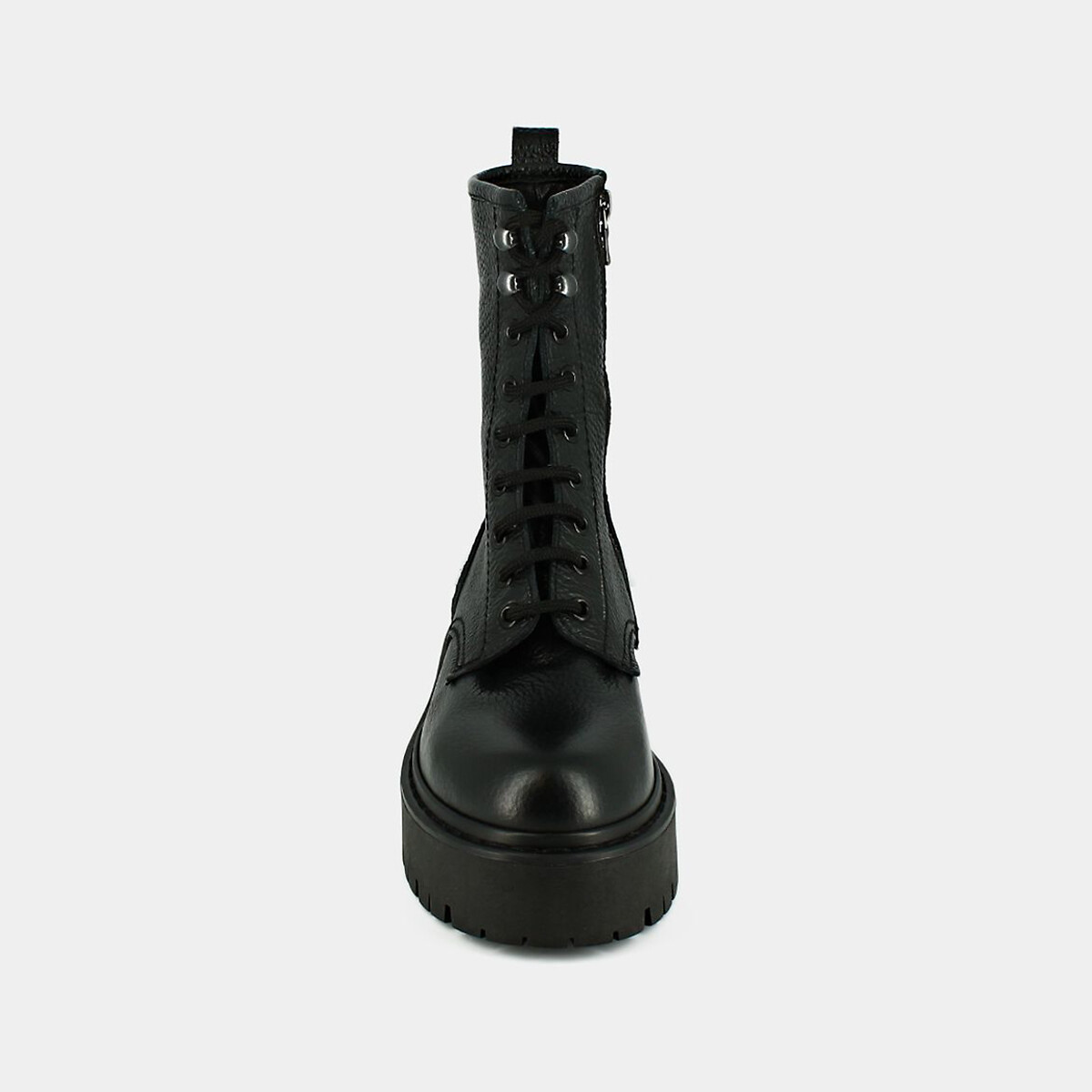 Boots cuir Robbo noir, JONAK