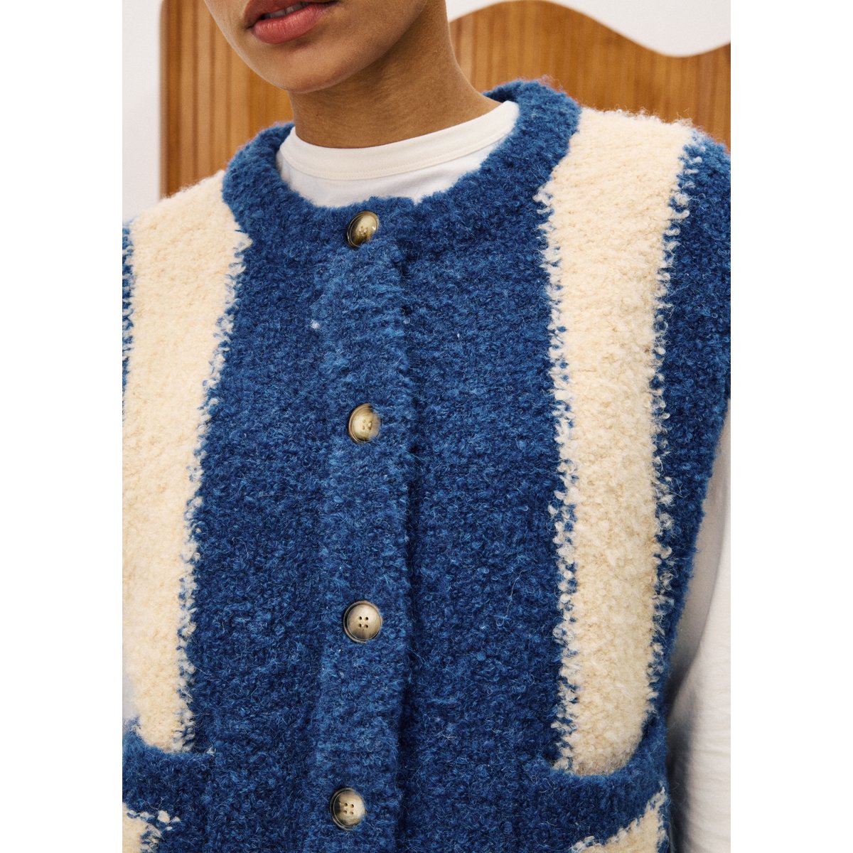 Cardigan  SHIBA bleu marine, FRNCH