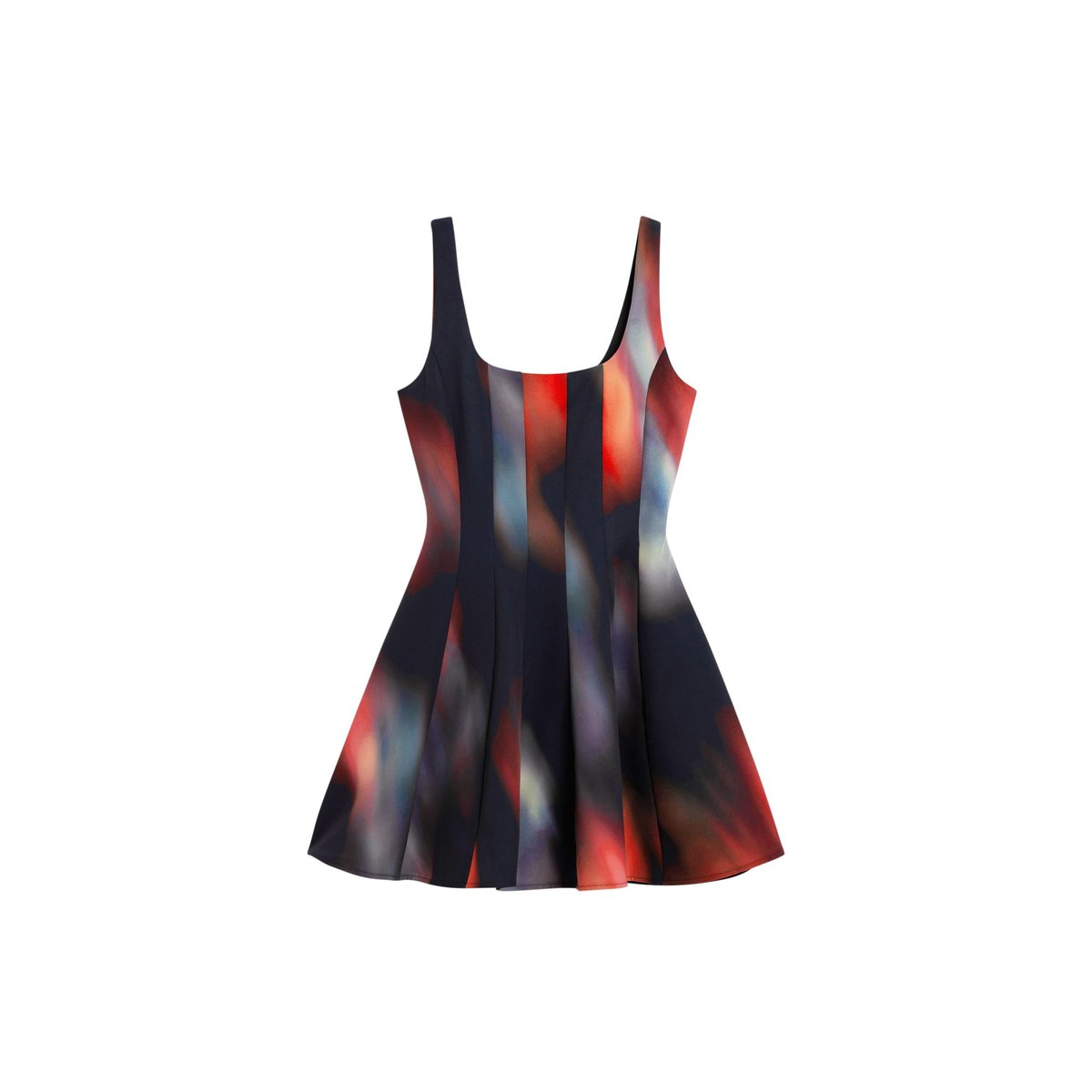 Robe courte panneaux noir, DESIGUAL