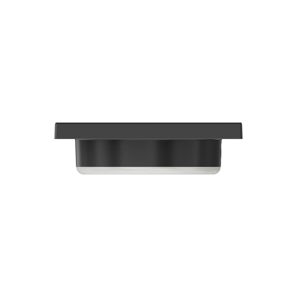 Module solaire rechargeable SUNNY SQUARE noir, LUMISKY