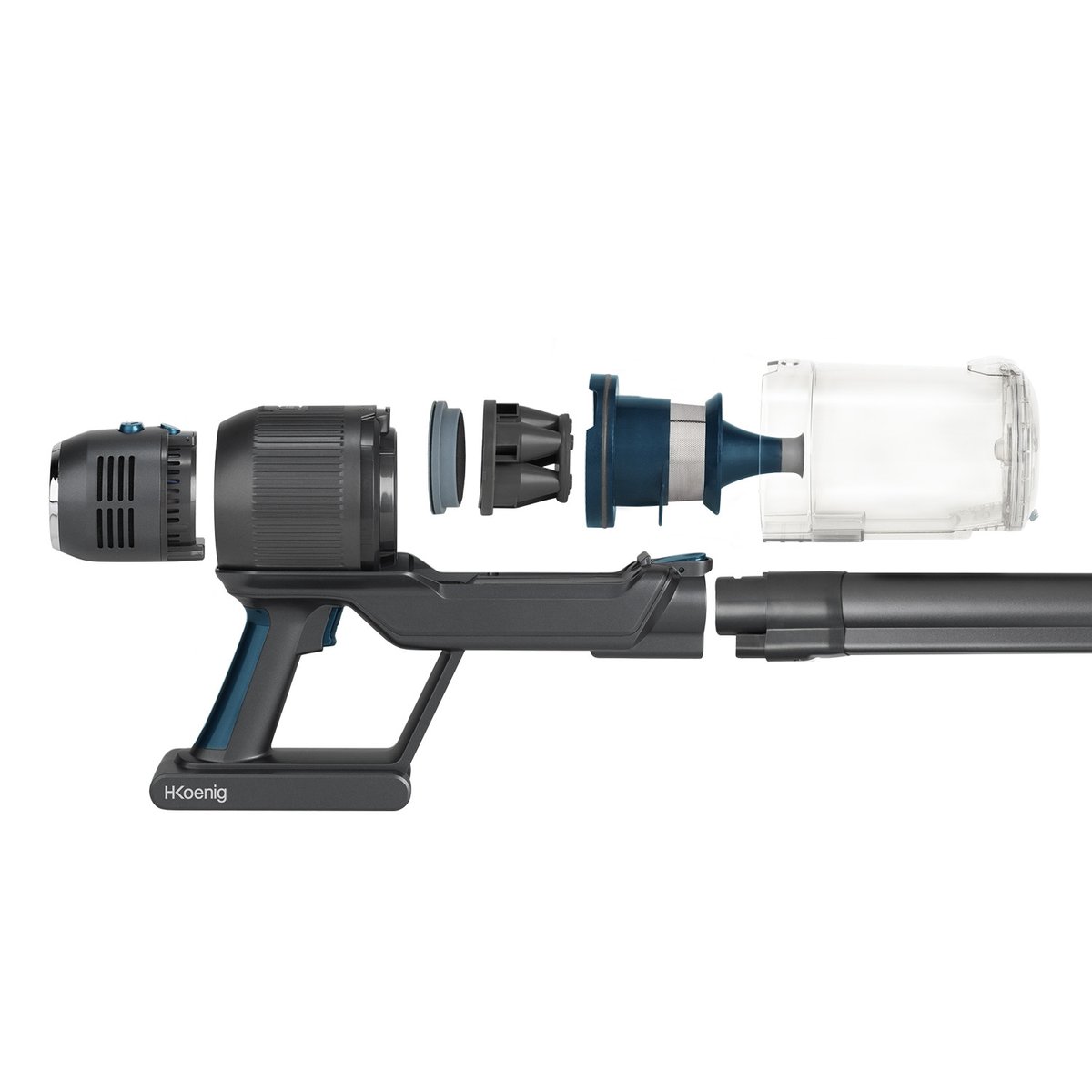 aspirateur balai 2 en 1 sans fil powerflex + - upx26 noir, H.KOENIG