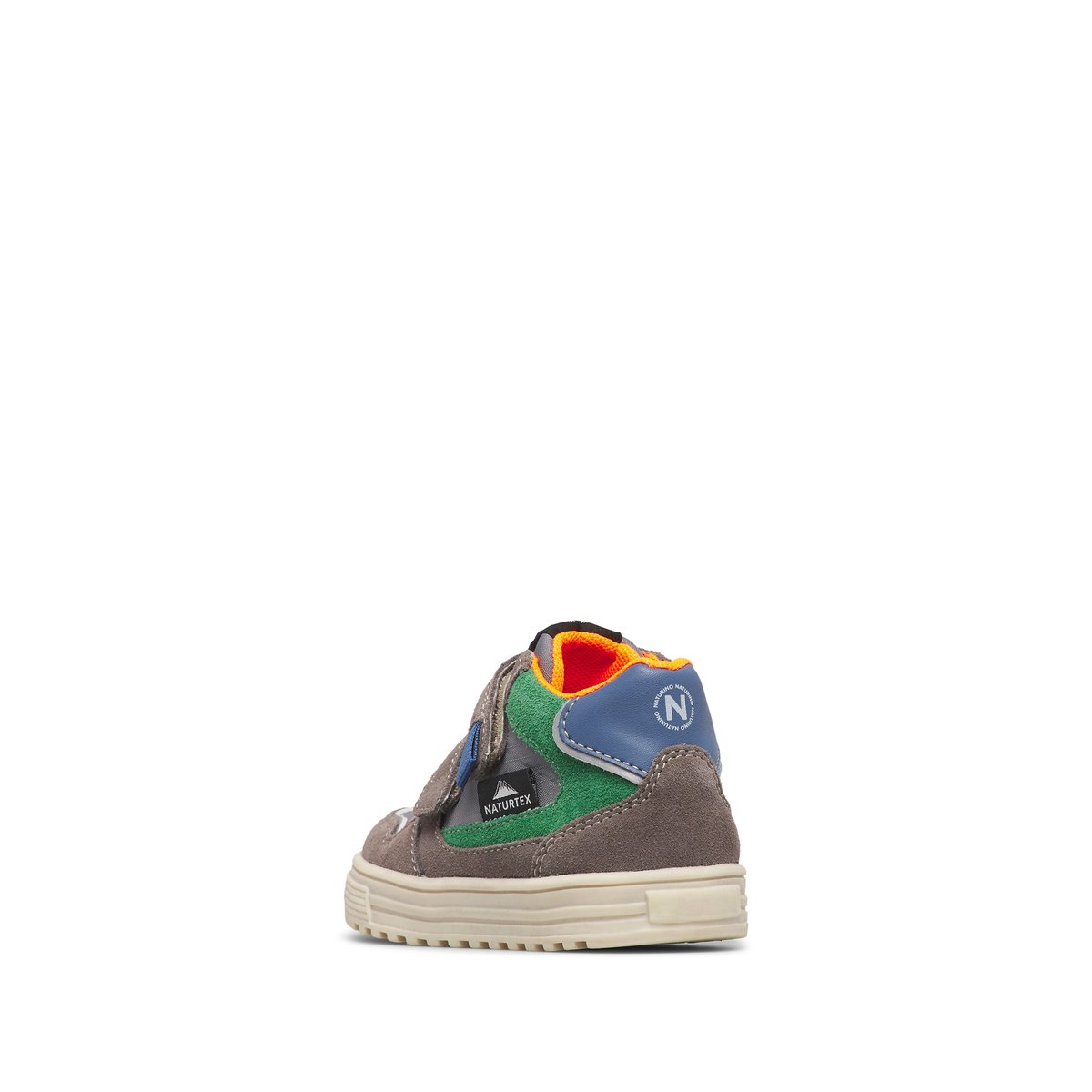 Sneakers en daim et tissu WANNY VL WP. anthracite-vert, NATURINO