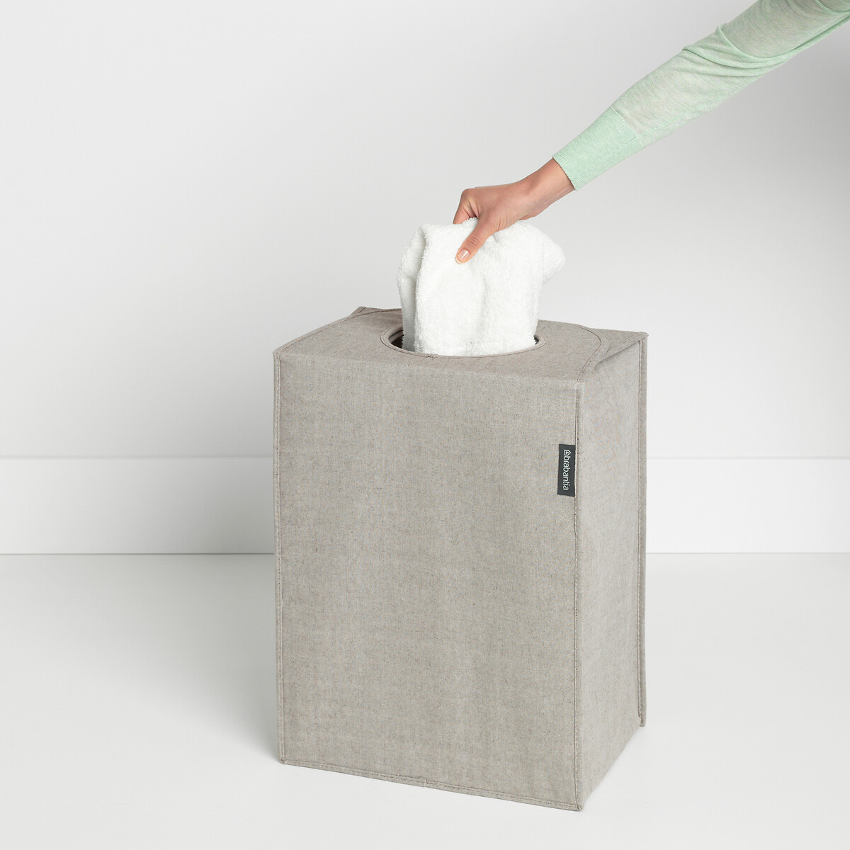 Rectangular Laundry Bag, 55L grey, BRABANTIA