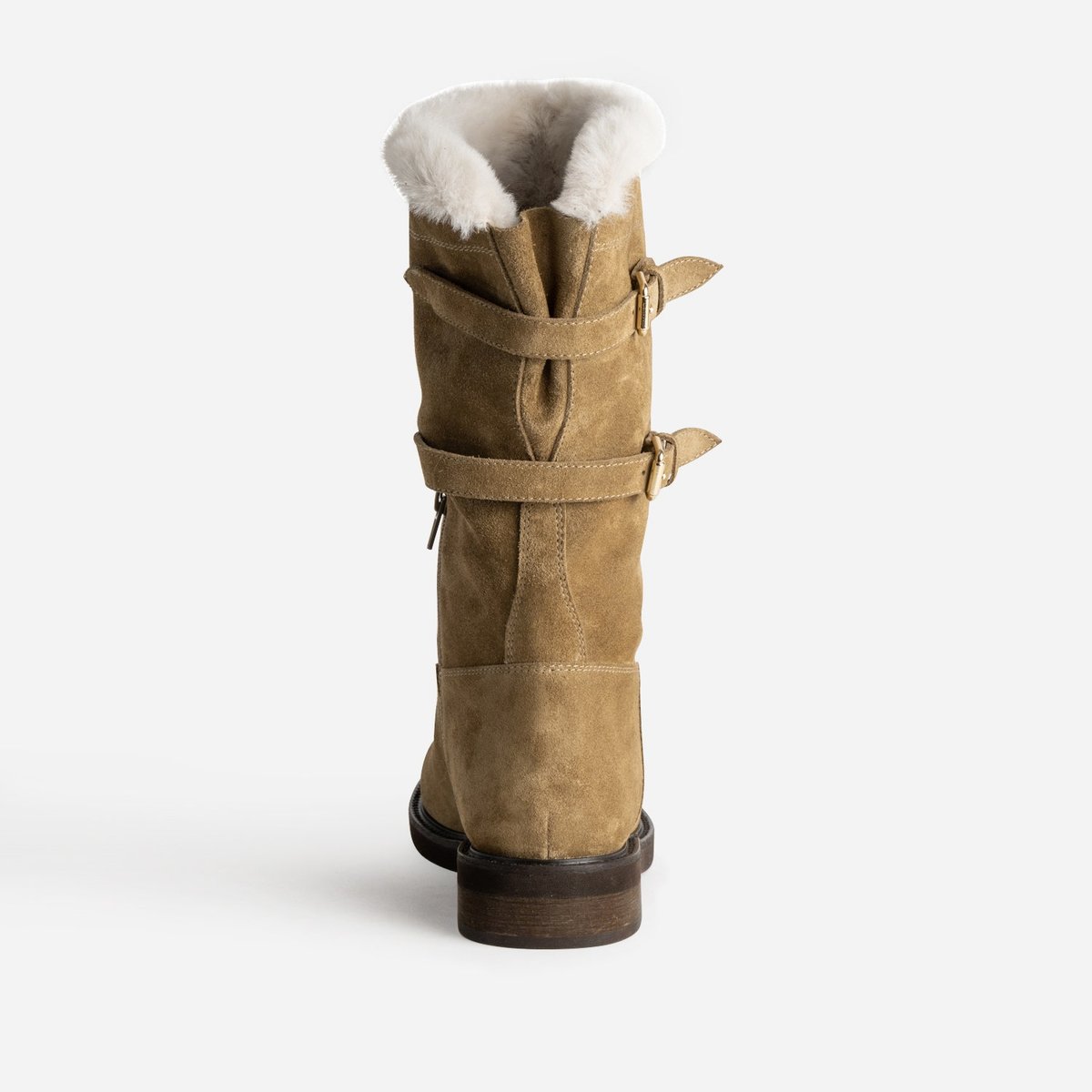 Botte Plate en cuir CAITLIN taupe, ERAM