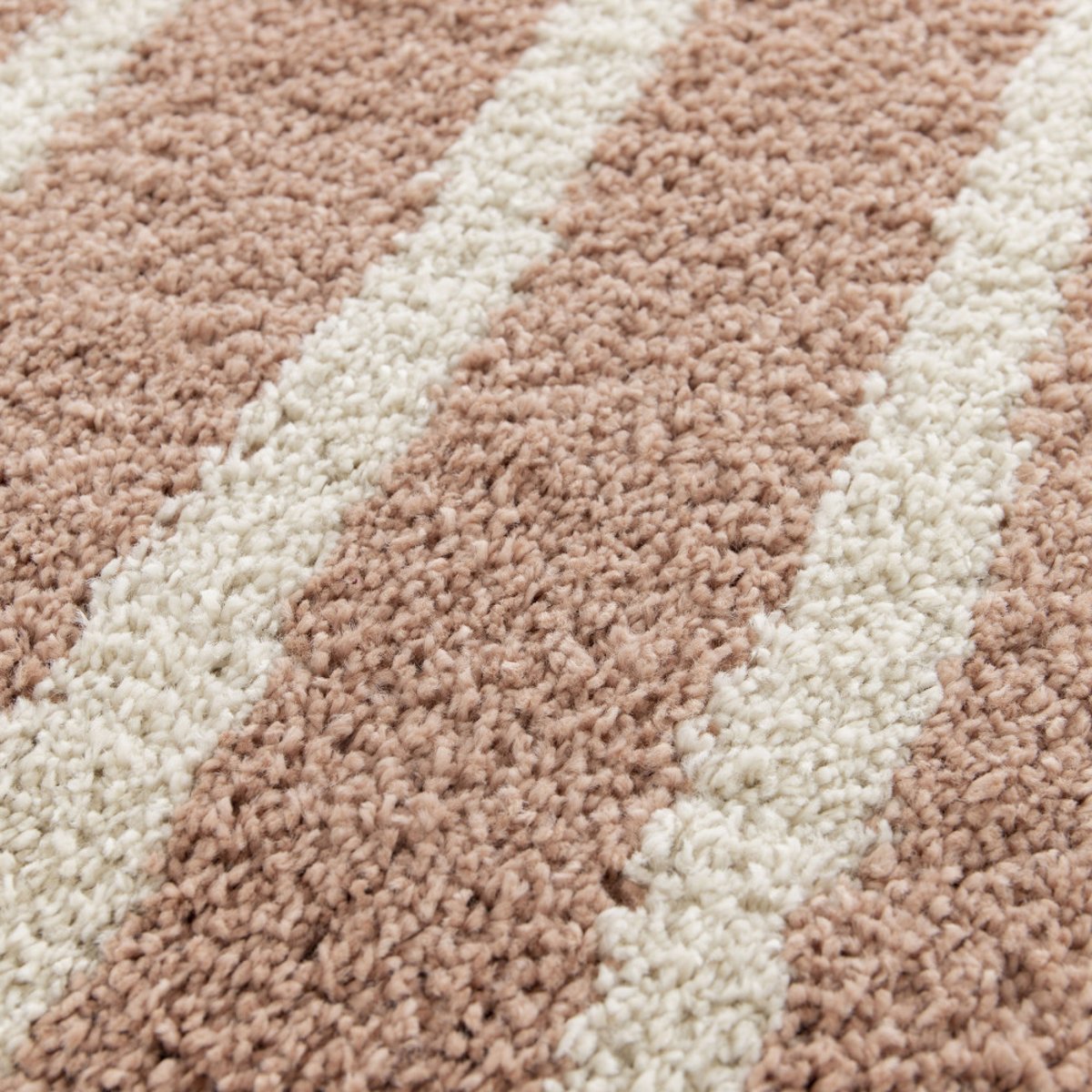 Tapis contemporain à motif géométrique- VICTORIA III vieux rose, DRAWER