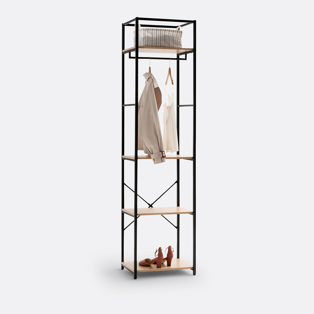 Module de dressing L50 cm, Adarbi noir/bois, LA REDOUTE INTERIEURS