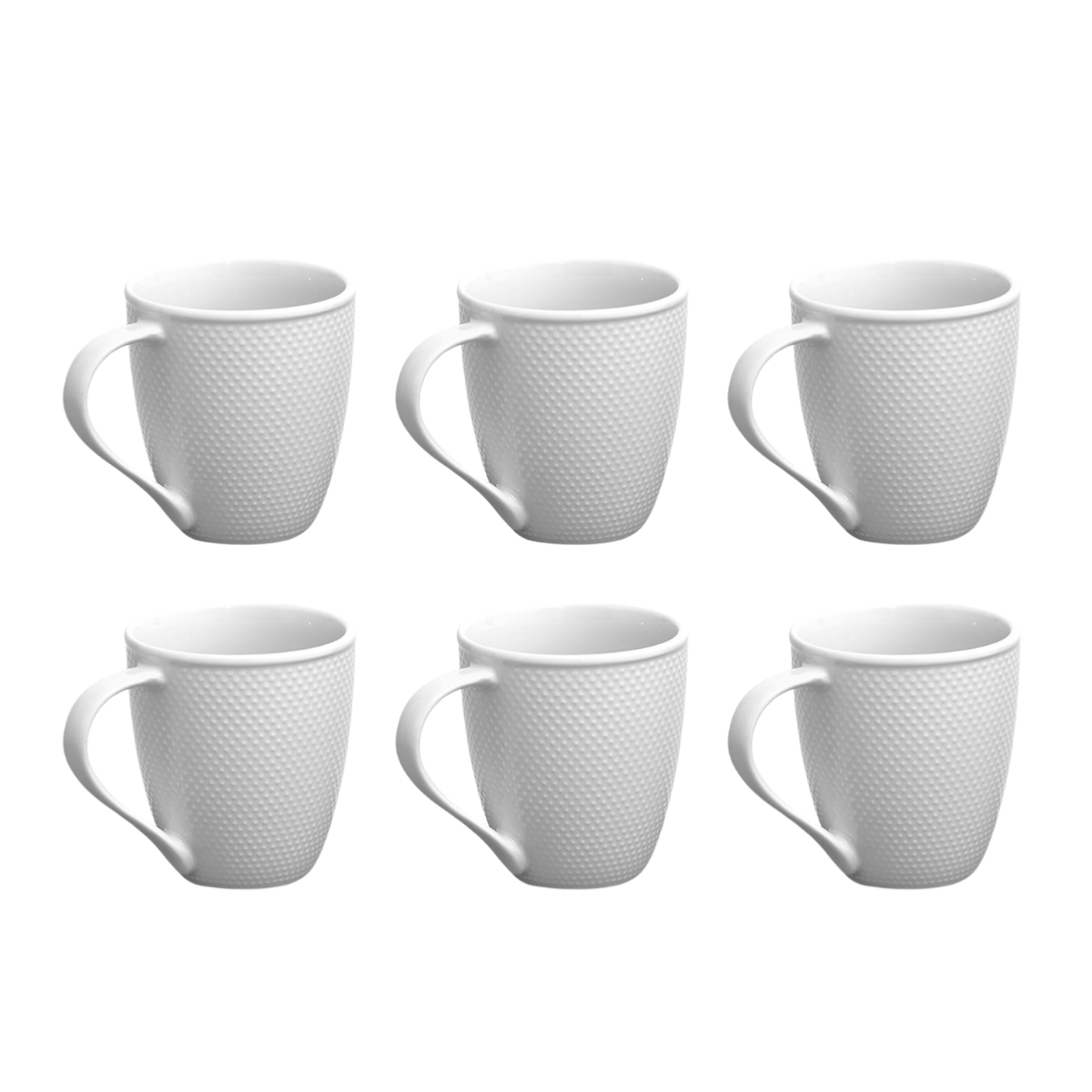 Lot de 6 mugs - "Serenity" laguiole cuisson - lot de 6 mugs blanc serenity, LAGUIOLE CUISSON
