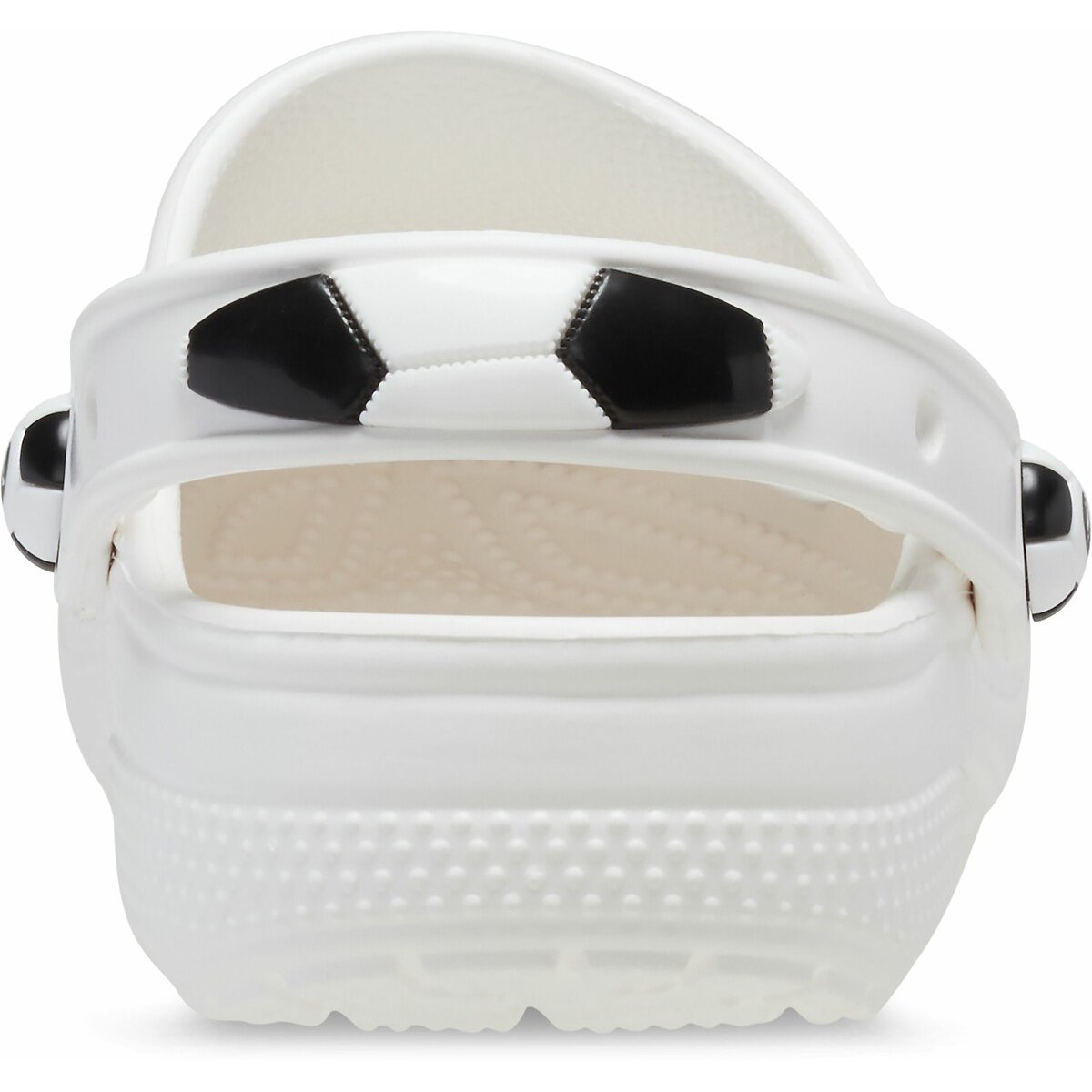 Sabots Classic Ballon de foot blanc/noir, CROCS