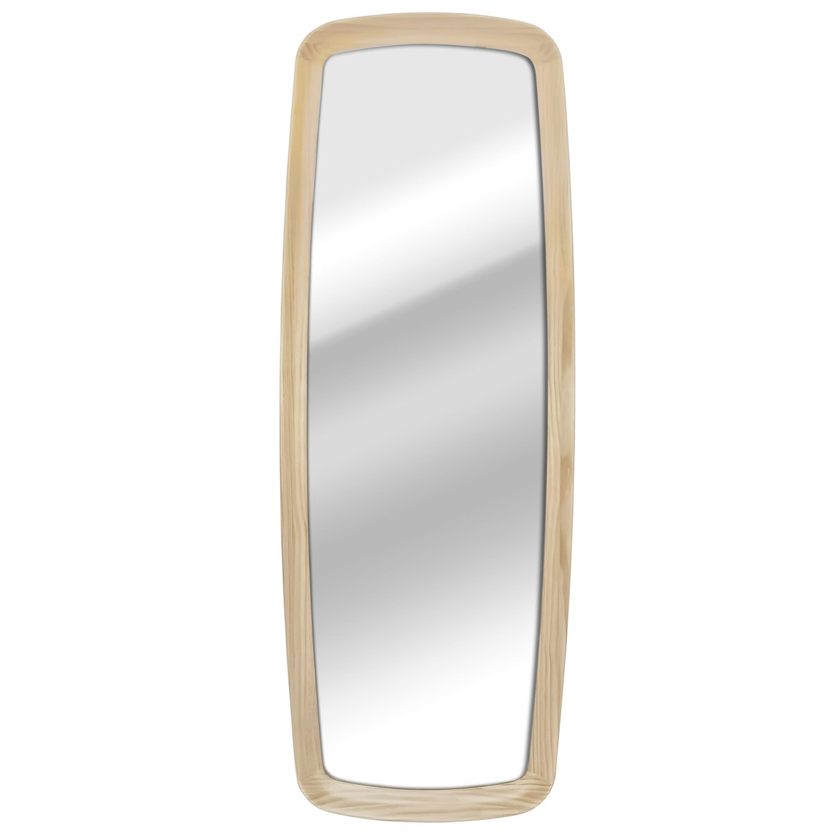 Miroir en bois naturel, SCANDI beige, INSPIRE