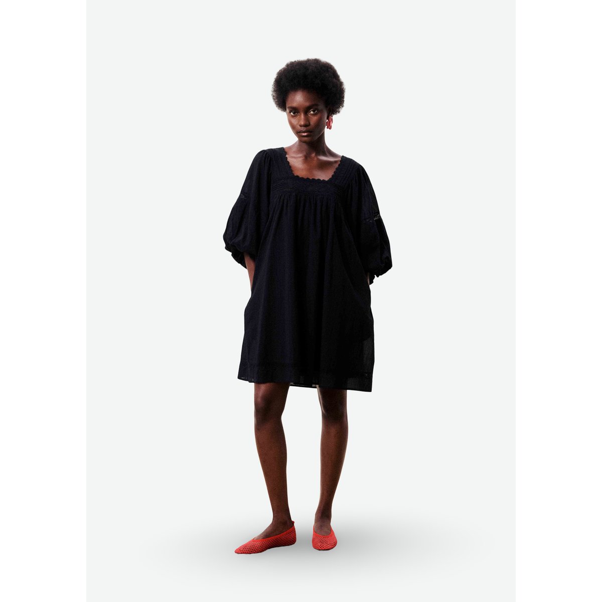 Robe LORELEI noir, FRNCH