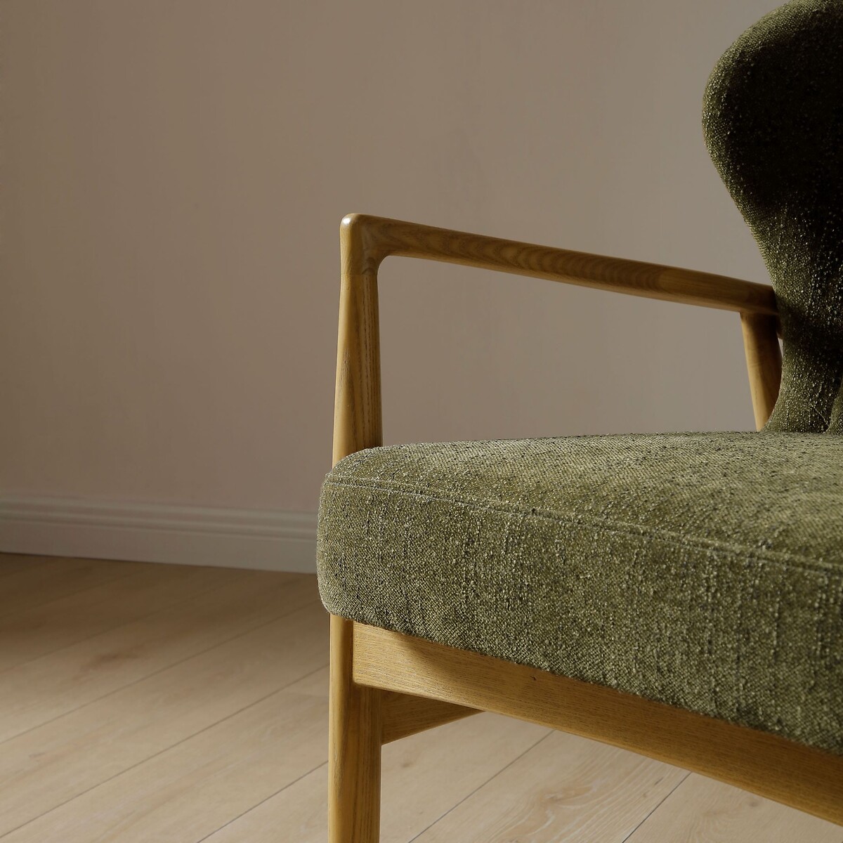 Myles Textured Chenille Accent Chair olive, ÉDITÉ