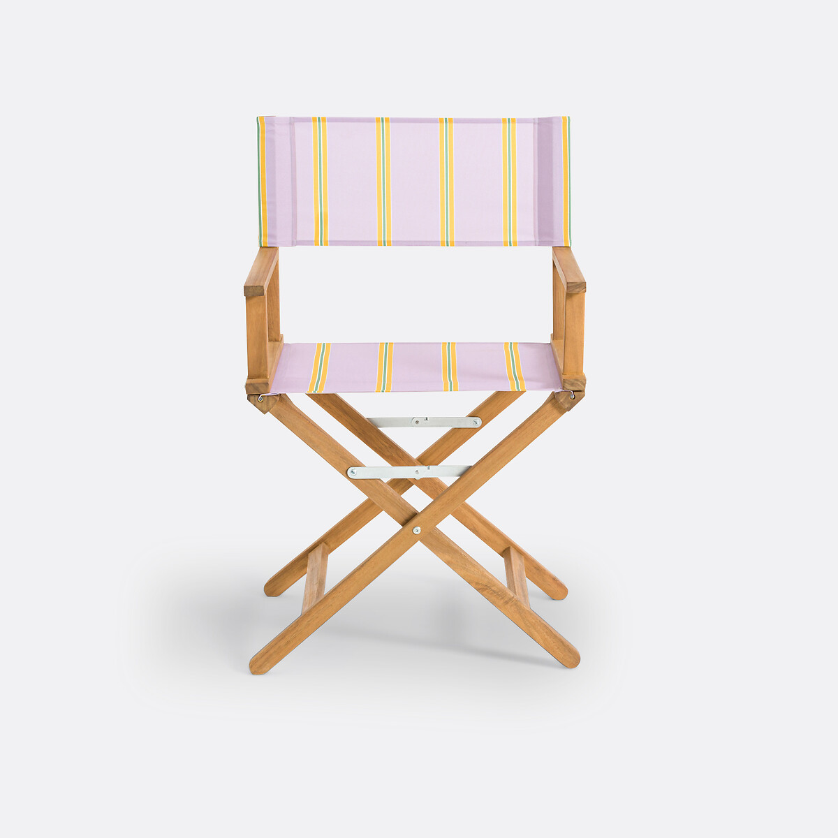 Veniza Acacia & Canvas Director's Chair purple stripes, LA REDOUTE INTERIEURS