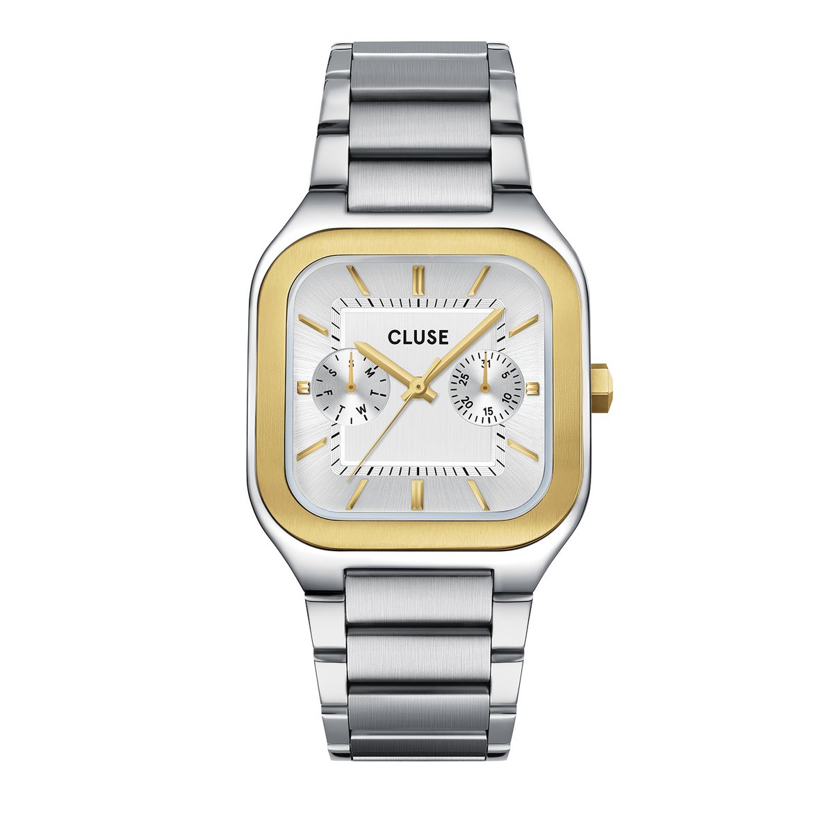 Montre Analogique QUADRUS argenté argenté argenté, CLUSE