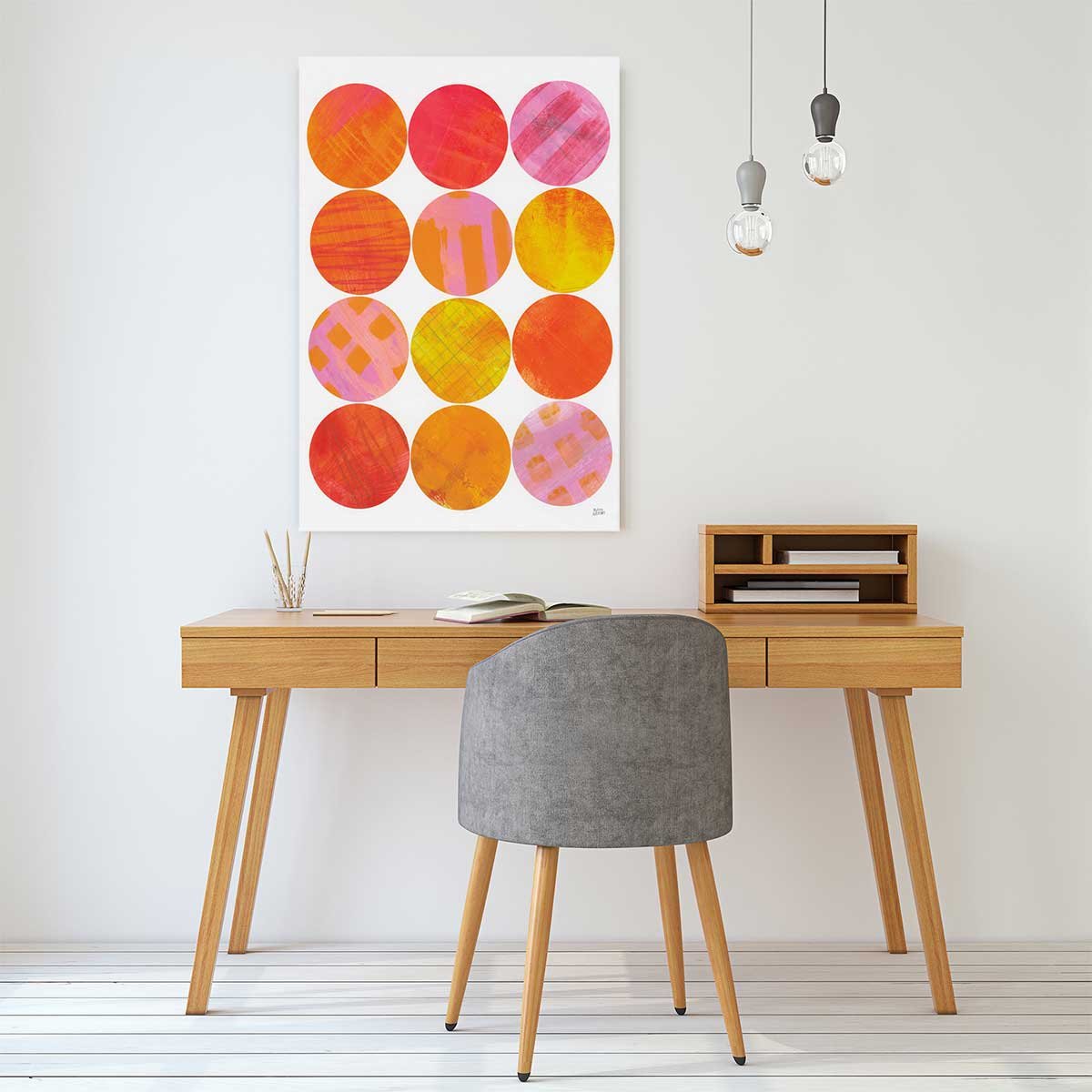 Tableau sun shine circle tableau alu dibond, HEXOA
