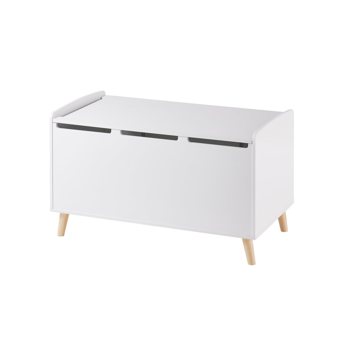 Coffre à jouets XL LIGNE CONFETTI blanc, VERTBAUDET