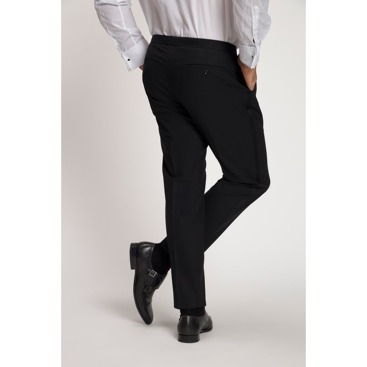 Pantalon de smoking Amor. Mode business. noir, JP1880