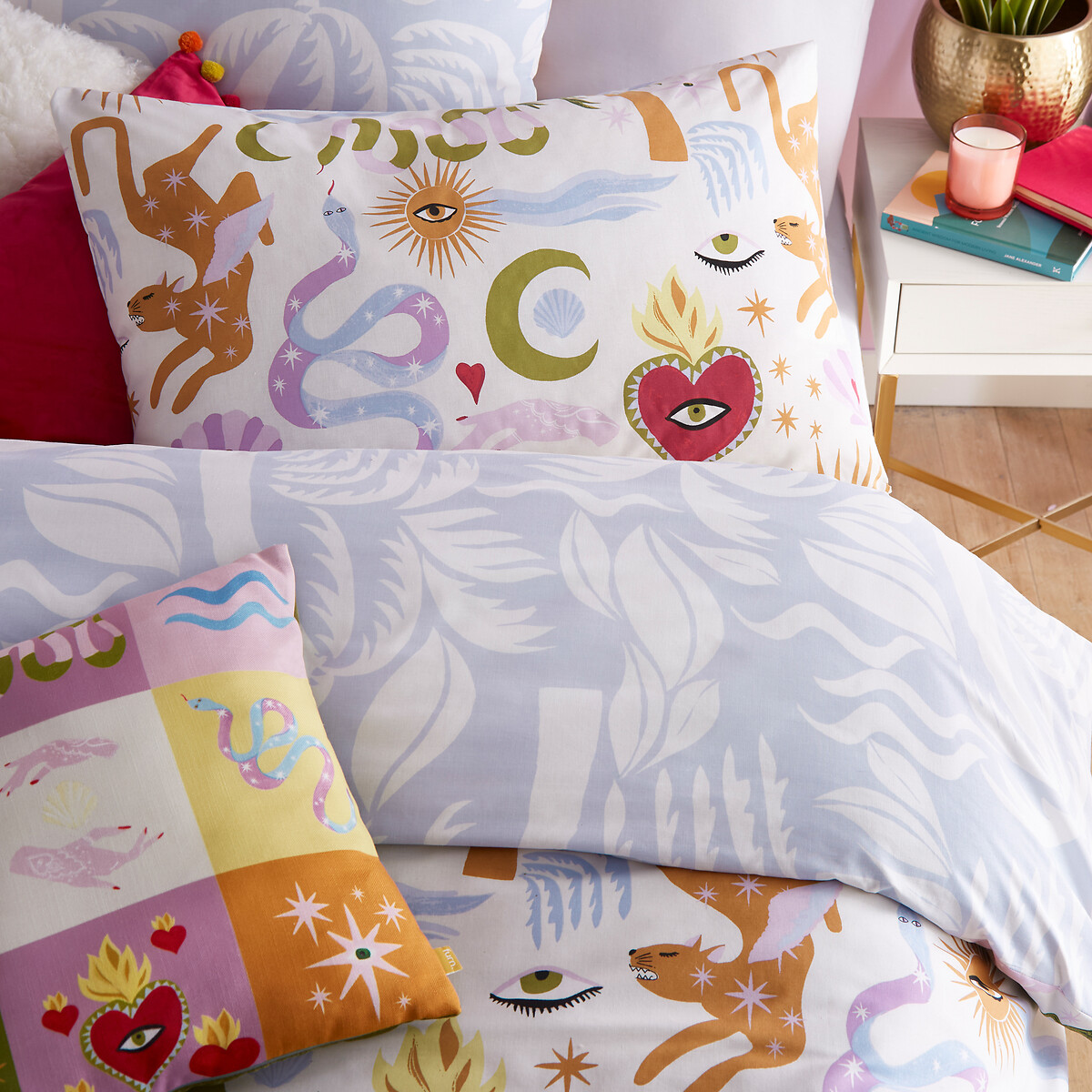 Alchemy Duvet Cover and Pillowcase Set multi-coloured, FURN.