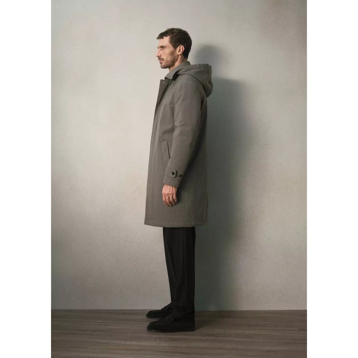 Trench thermorégulateur déperlant marron moyen, MANGO MAN