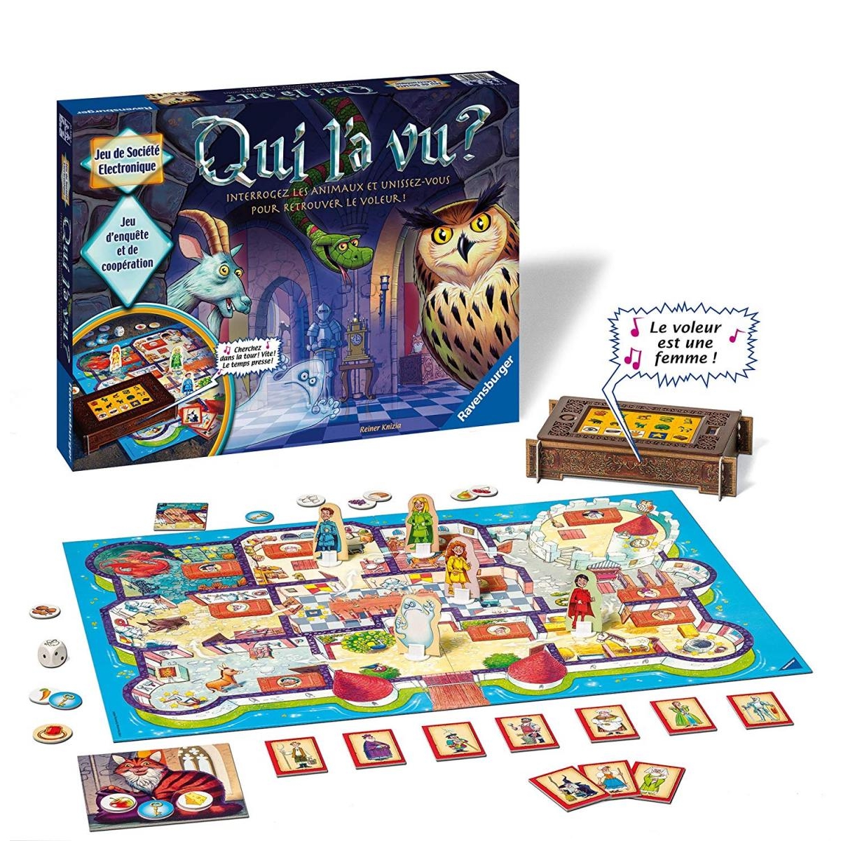 Jeu cooperatif Qui l a vu couleur unique, RAVENSBURGER