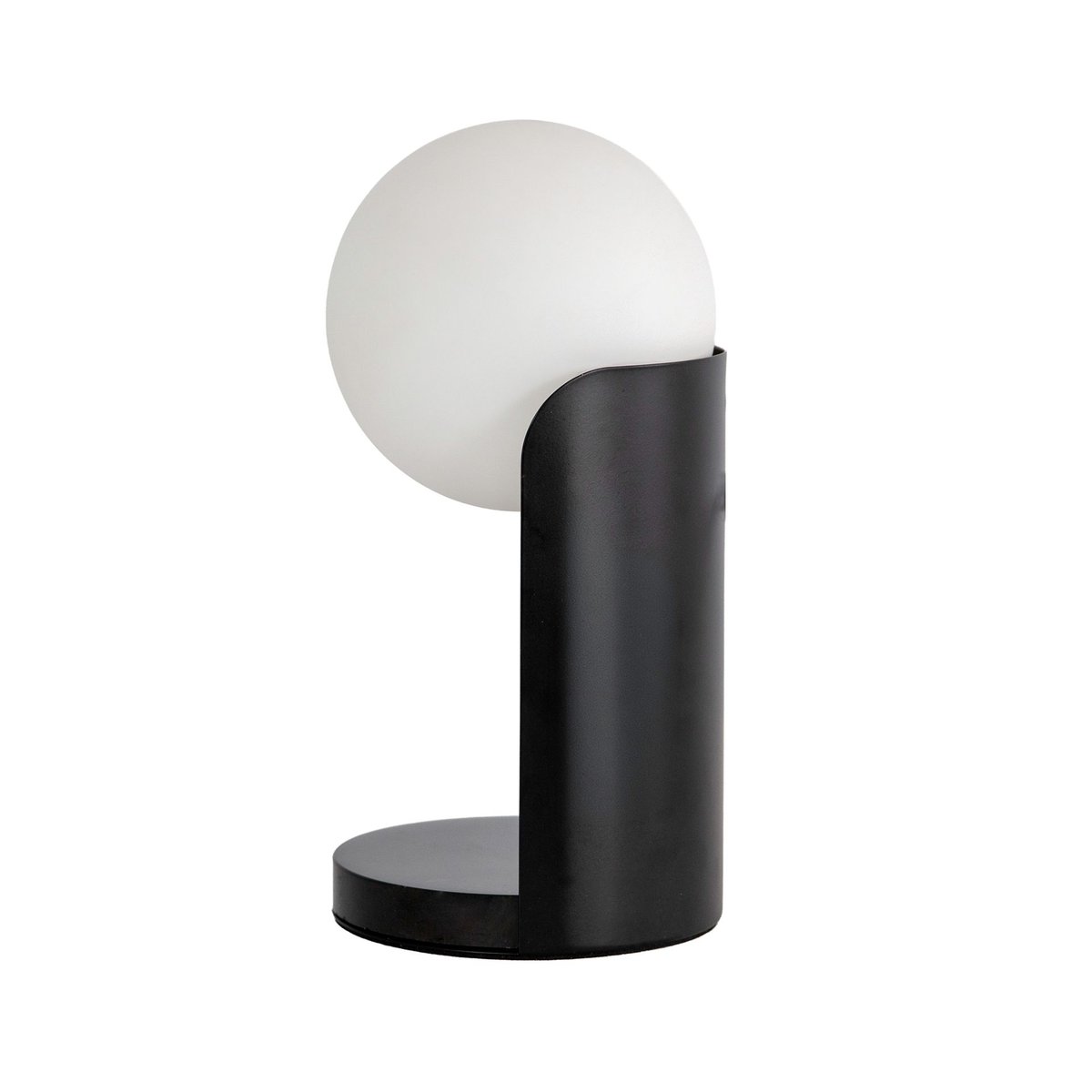Lampe de table en verre et acier noir | blanc, ANGEL CERDA