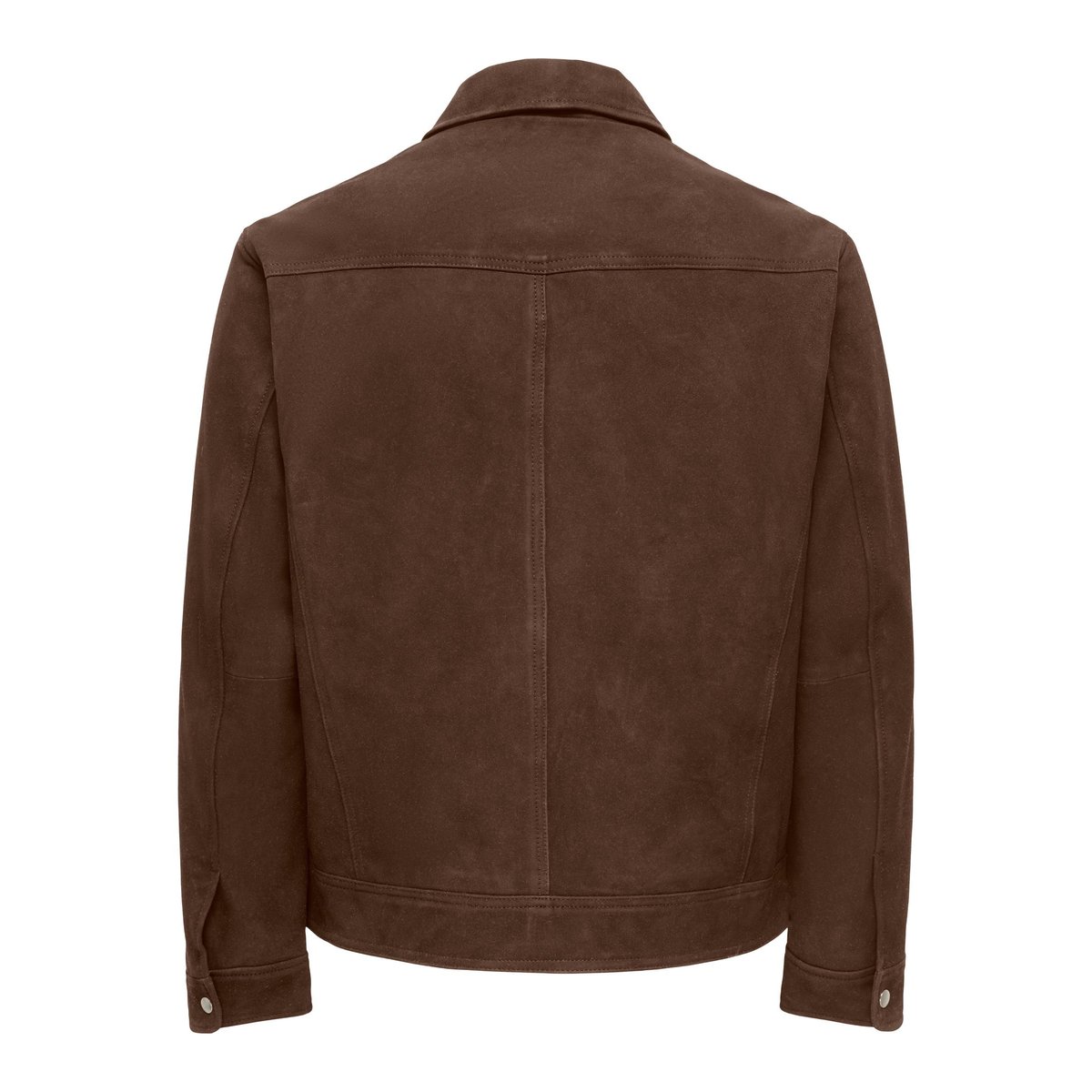 Veste En Cuir coffee bean, ONLY & SONS