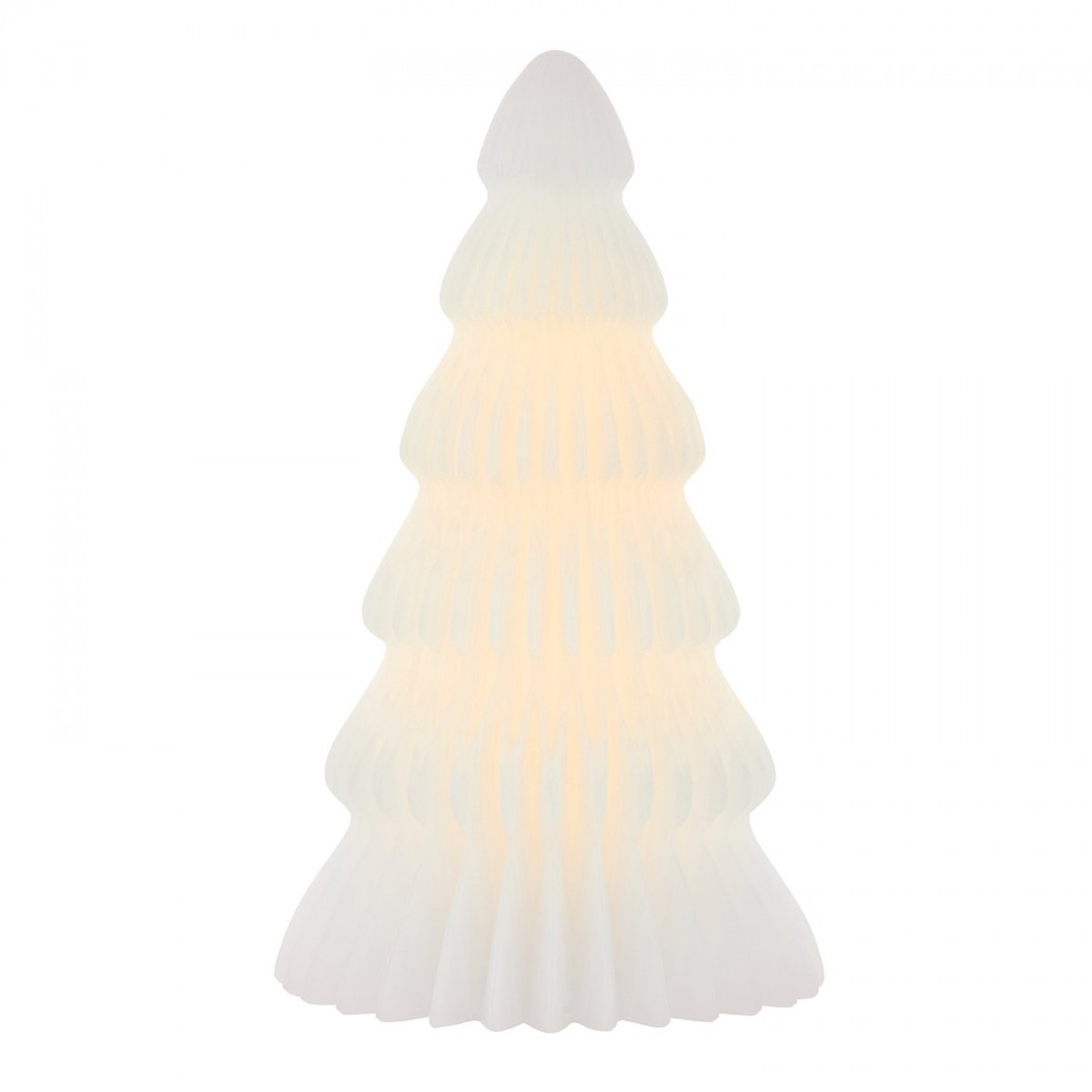 Sapin LED Claire 19cm blanc, SIRIUS