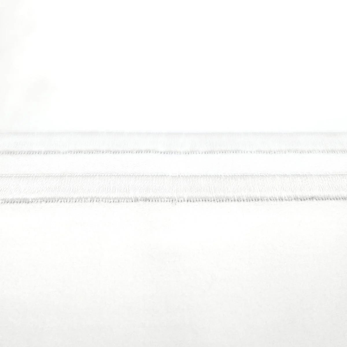 Taie d'oreiller satin de coton égyptien blanc 320 fils - 800tc CAP FERRAT blanc, COTTON & CO