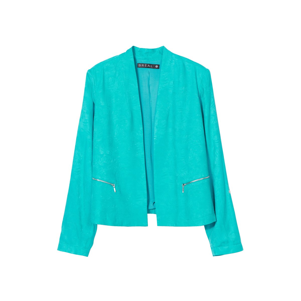 Veste droite fluide vert, BREAL