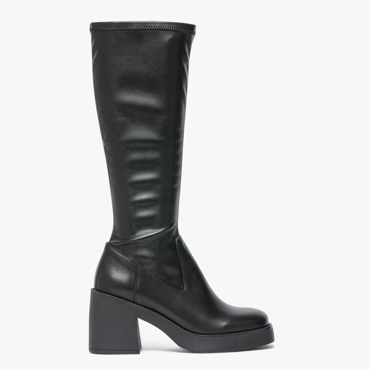 Botte À Talon en cuir FREDDY noir, BOCAGE