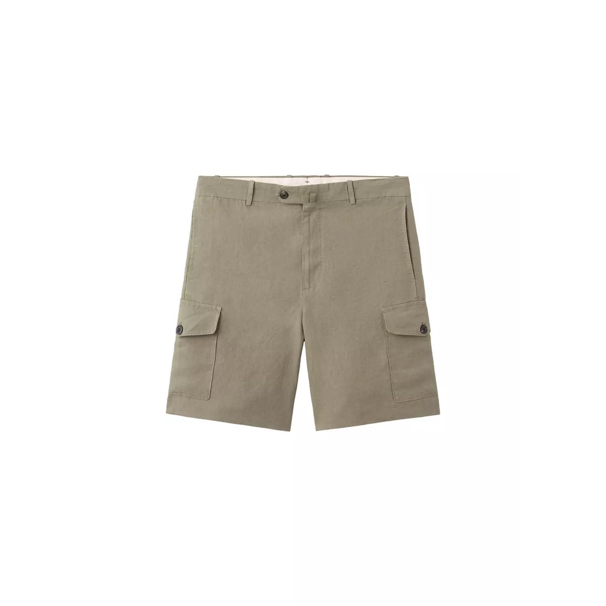 Bermuda lin cargo kaki, MANGO MAN