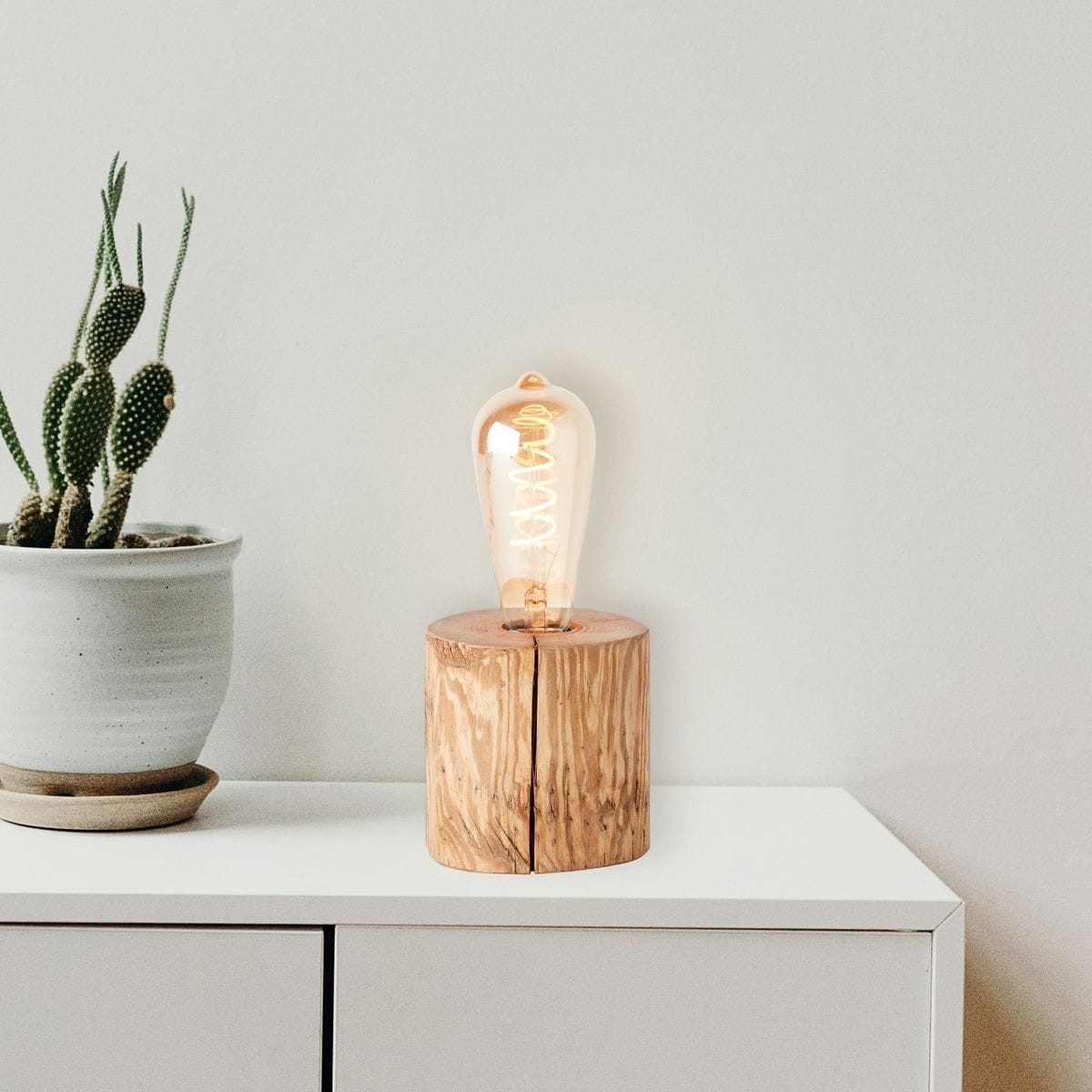 Lampe TRABO marron, BRILLIANT