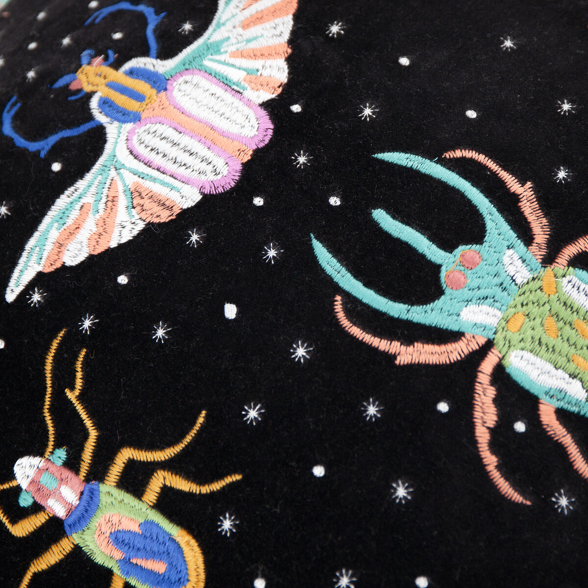 Darklings Beetle Filled Cushion 50x50cm teal, WYLDER NATURE