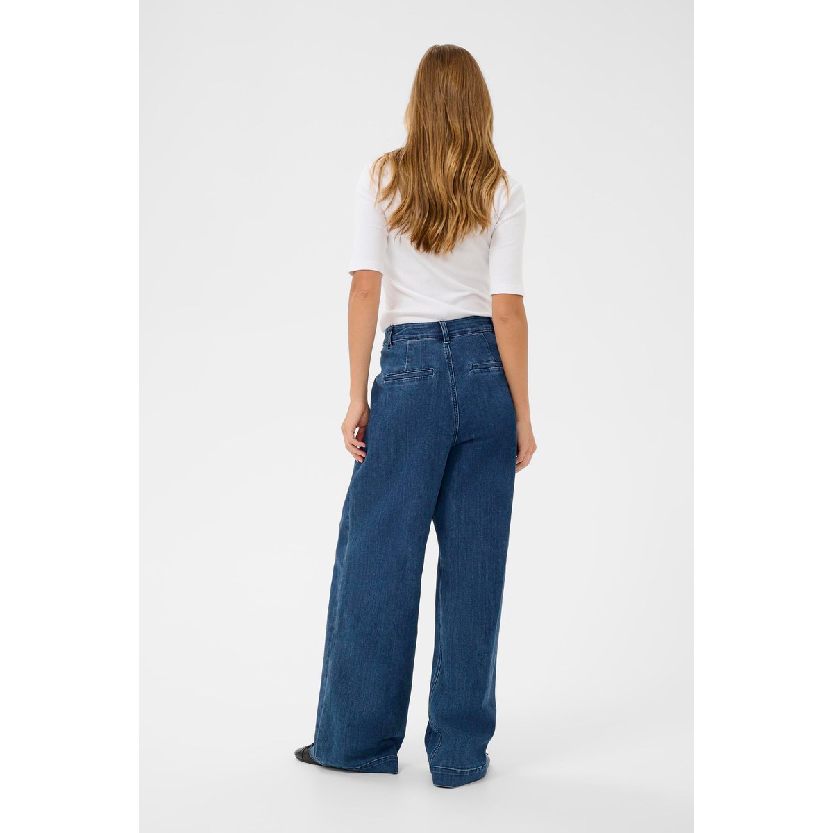 Jeans bleu medium blue denim, KAFFE