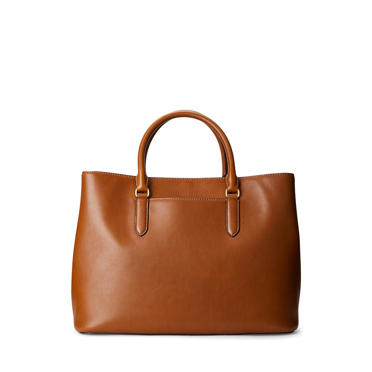 Sac à main en cuir marron, LAUREN RALPH LAUREN