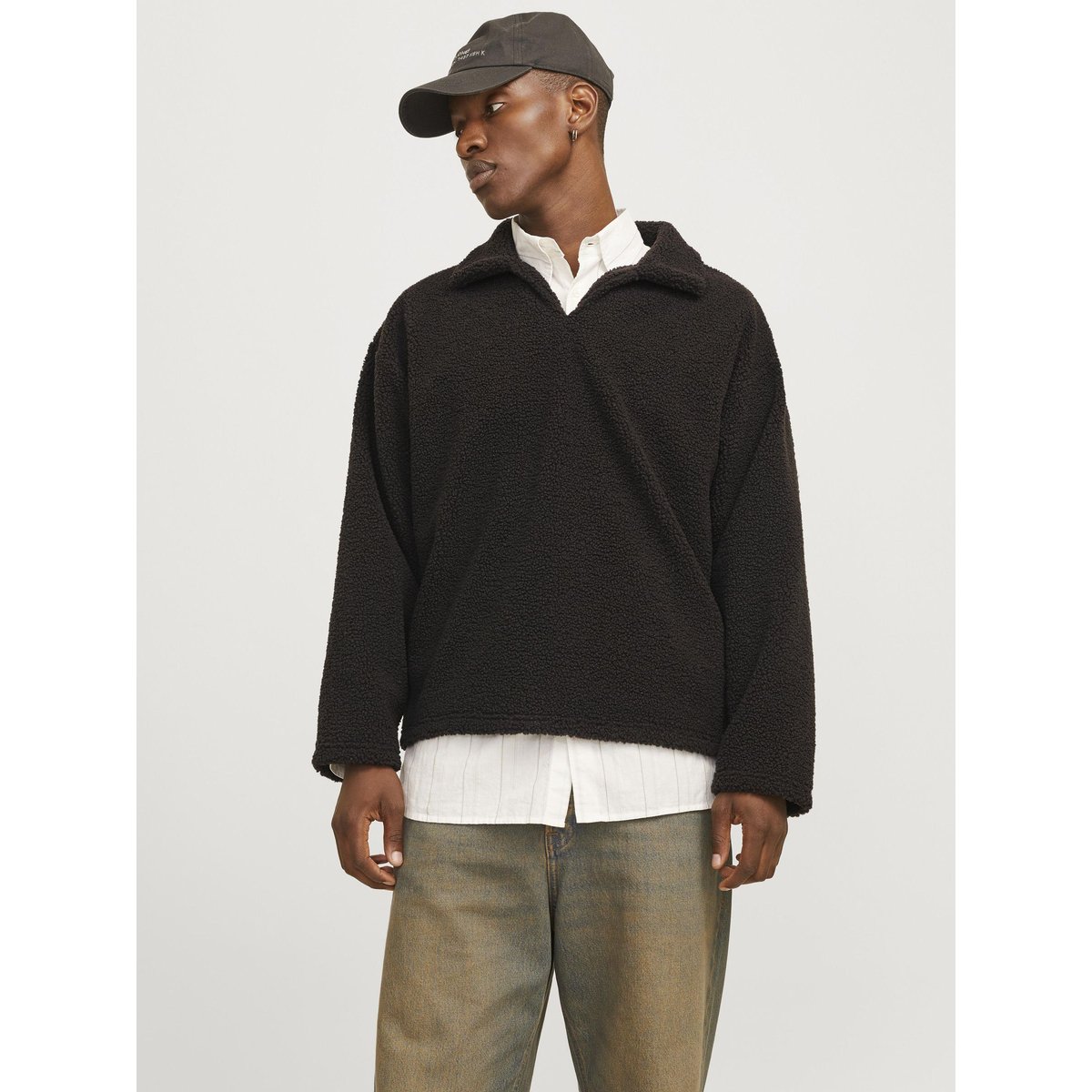 Sweat-Shirt En Polaire chocolate torte, JACK & JONES