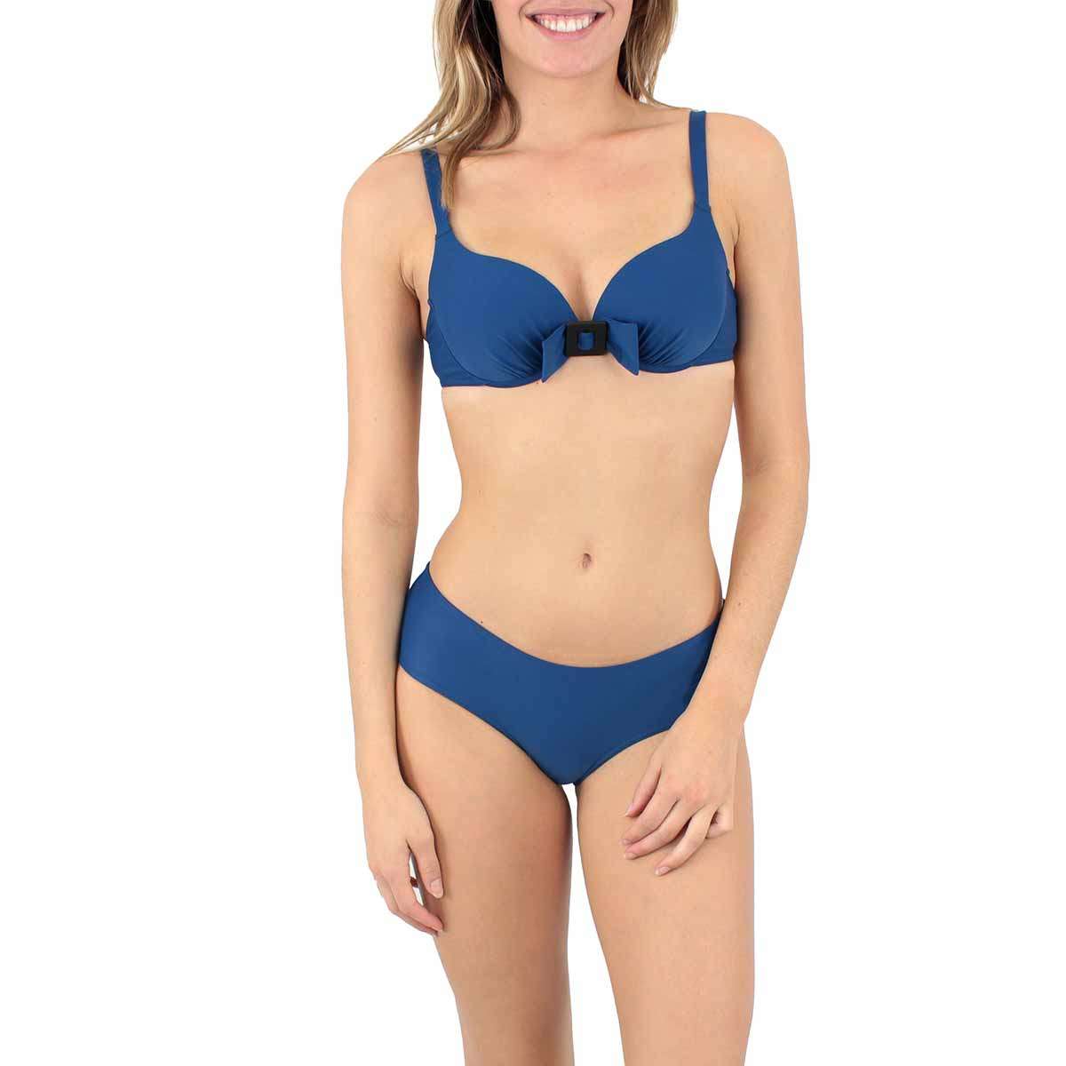 Bas de maillot shorty BELLE ILE bleu nuit, LAURA BY JANINE ROBIN