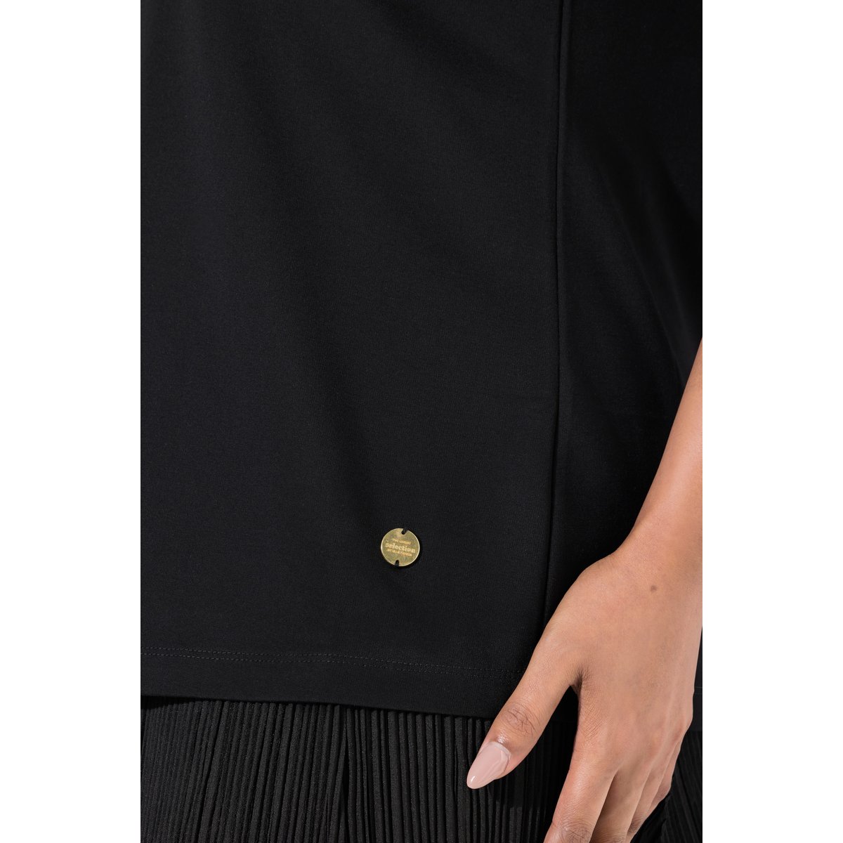 T-shirt noir, ULLA POPKEN