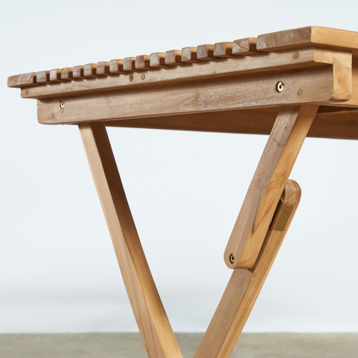 Table jardin pliante Janis naturel, WANDA COLLECTION