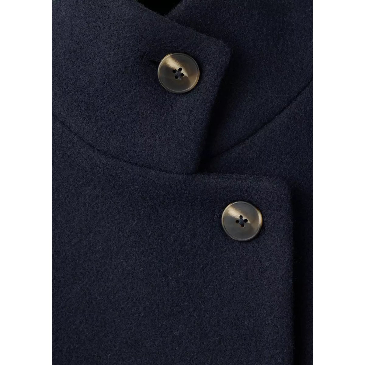 Manteau long drap de laine bleu marine, MANGO KIDS