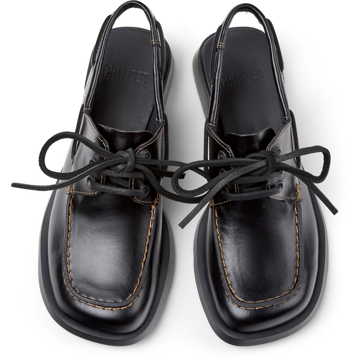 Mules Cuir DONNA noir 1, CAMPER